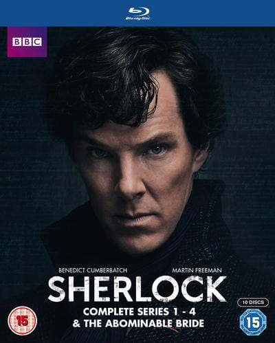 Golden Discs BLU-RAY Sherlock: Complete Series 1-4 & the Abominable Bride - Steven Moffat [Blu-ray]