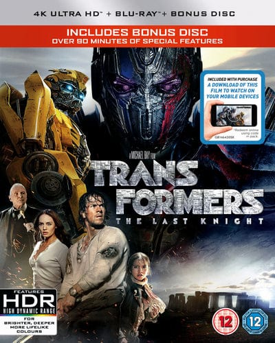 Golden Discs 4K Blu-Ray Transformers - The Last Knight - Michael Bay [4K UHD]