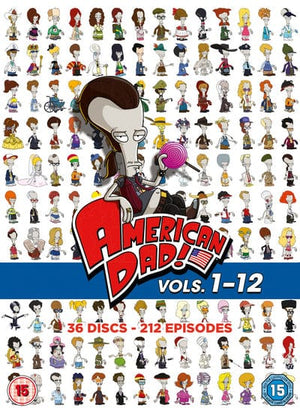 Golden Discs DVD American Dad!: Volumes 1-12 - Seth MacFarlane [DVD]