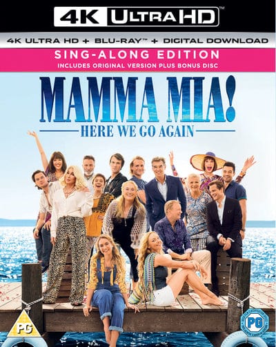 Golden Discs 4K Blu-Ray Mamma Mia! Here We Go Again - Ol Parker [4K UHD]