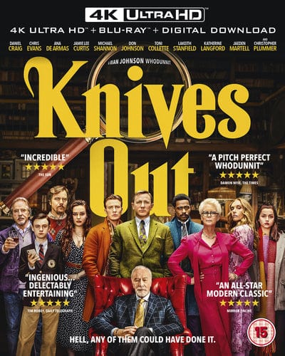 Golden Discs Knives Out - Rian Johnson