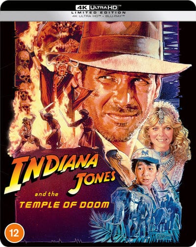 Golden Discs 4K Blu-Ray Indiana Jones and the Temple of Doom (Steelbook) - Steven Spielberg [4K UHD]