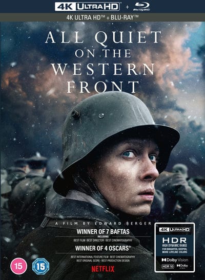 Golden Discs 4K Blu-Ray All Quiet On the Western Front - Edward Berger [Limited Edition Collector's Edition 4K UHD]