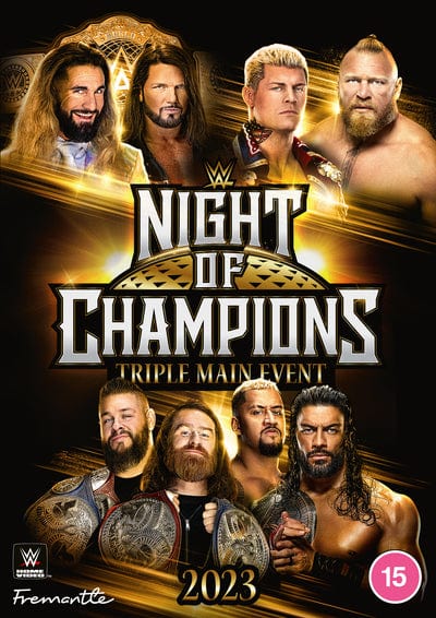 Golden Discs DVD WWE: Night of Champions 2023 - Cody Rhodes [DVD]