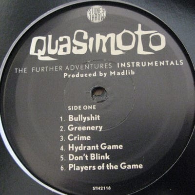 Golden Discs VINYL The Further Adventures Instrumentals - Quasimoto [VINYL]