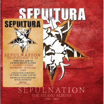 Golden Discs CD Sepulnation: The Studio Albums 1998-2009 - Sepultura [CD]