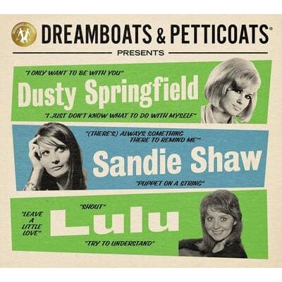Golden Discs CD Dreamboats & Petticoats Presents: Dusty Springfield, Sandie Shaw & Lulu - Various Artists [CD]