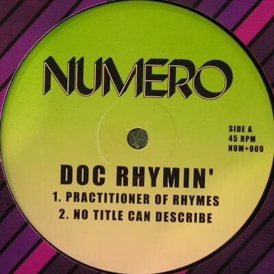 Golden Discs VINYL Practitioner of rhymes/No title can describe/Dictonary rap - Doc Rhymin [VINYL]