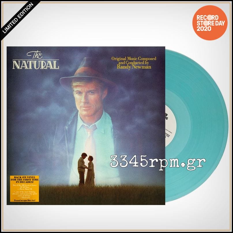 Golden Discs VINYL The Natural OST (RSD 2020): - Randy Newman [Aqua Blue Vinyl]