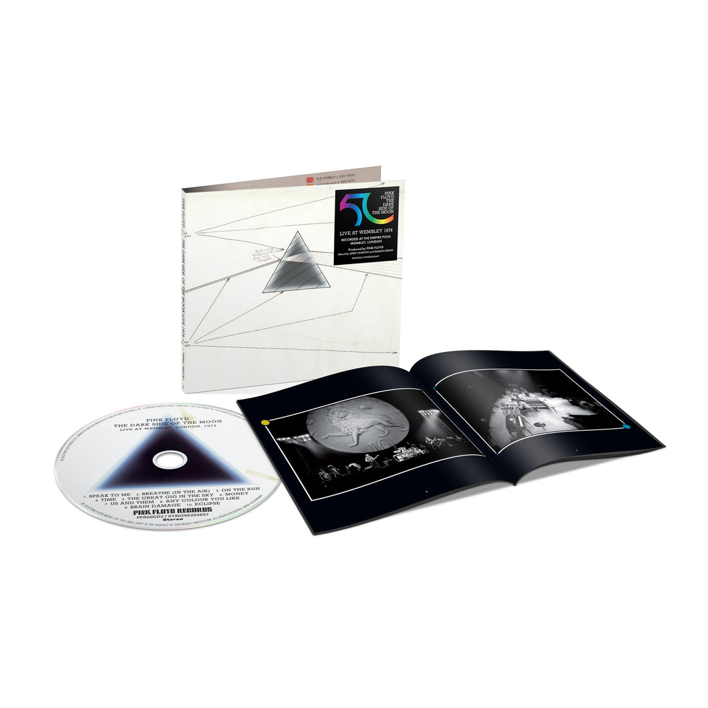 Golden Discs CD The Dark Side of the Moon: (50th Anniversary) Live at Wembley 1974 - Pink Floyd [CD]