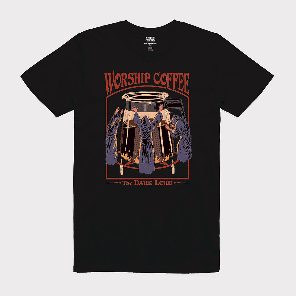 Golden Discs T-Shirts Worship Coffee Black - XL [T-Shirts]