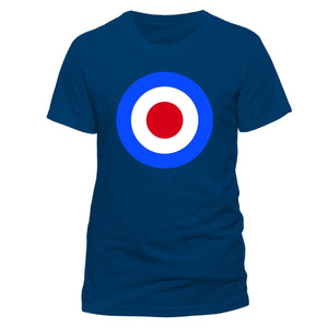 Golden Discs T-Shirts Mod Target - Navy - Small [T-Shirts]