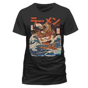 Golden Discs T-Shirts Great Ramen - Black - Small [T-Shirts]