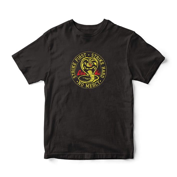 Golden Discs T-Shirts Cobra Kai No Mercy - Black - Medium [T-Shirts]