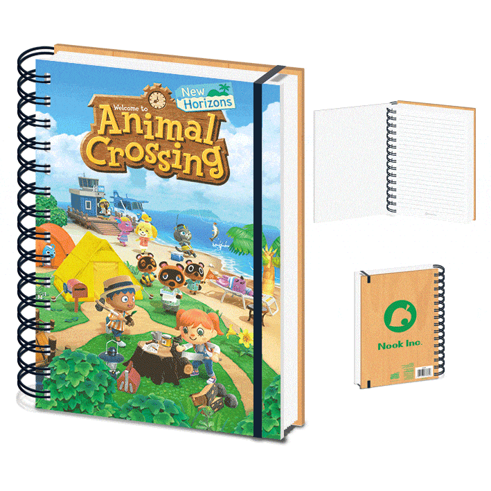 Golden Discs Notebooks Animal Crossing - New Horizons 3D Cover [Notebook]
