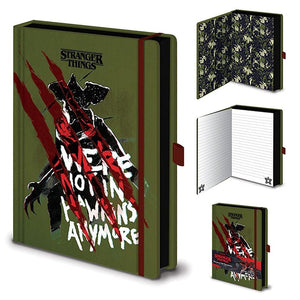 Golden Discs Posters & Merchandise Stranger Things 4 (Not In Hawkins) A5 [Notebook]