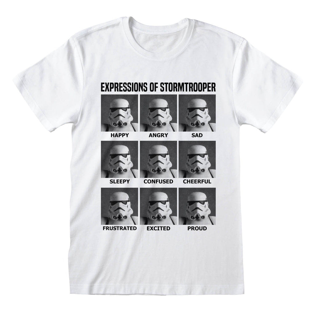 Golden Discs T-Shirts Star Wars: Expressions Of Stormtrooper - Small [T-Shirts]