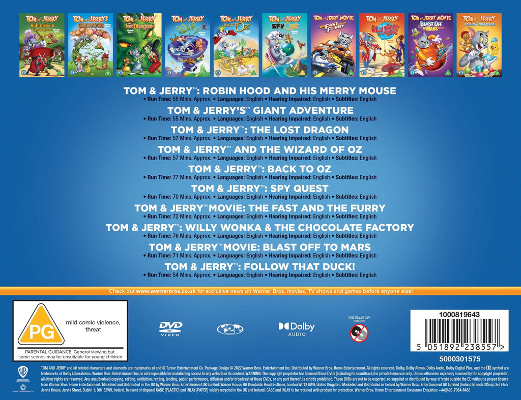 Golden Discs BOXSETS Tom and Jerry Bumper Collection [Boxsets]