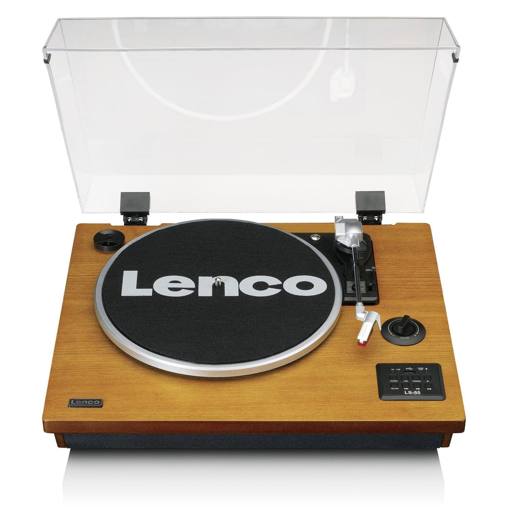 Golden Discs Tech & Turntables Lenco LS-55 - Bluetooth Turntable (Walnut) [Tech & Turntables]