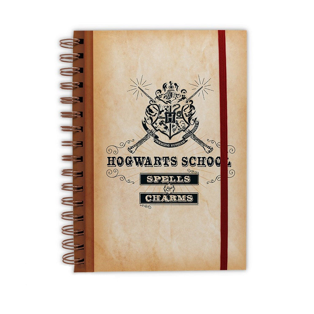 Golden Discs Notebooks Harry Potter - Hogwarts School Of Spell And Charms Wiro [Notebook]