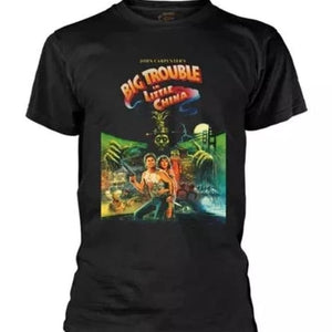 Golden Discs T-Shirts Big Trouble in Little China - Movie Poster - Large [T-Shirts]
