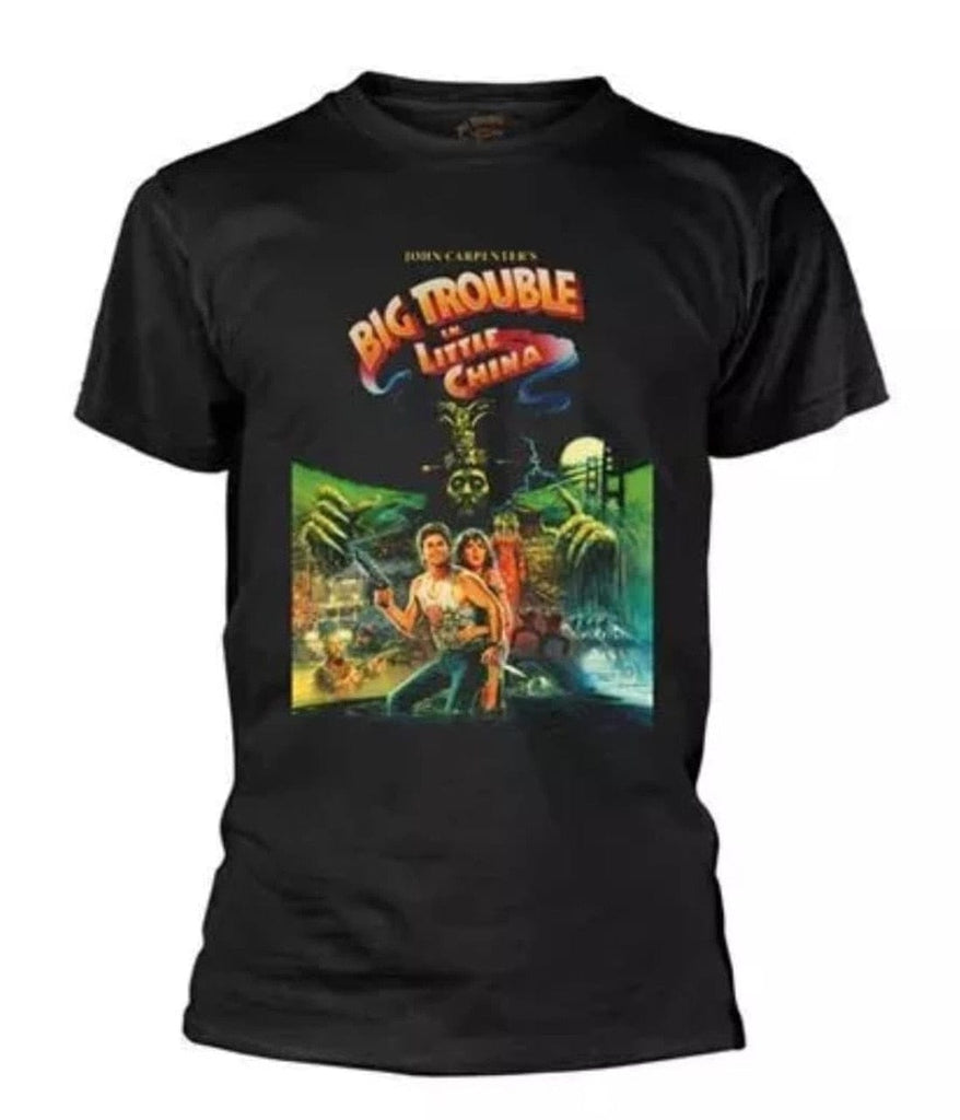 Golden Discs T-Shirts Big Trouble in Little China - Movie Poster - Small [T-Shirts]
