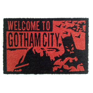 Golden Discs Posters & Merchandise Batman - Red Welcome To Gotham [Doormat]