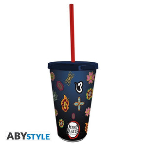 Golden Discs Posters & Merchandise The Demon Slayer straw [Cup]
