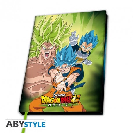 Golden Discs Notebooks Dragon Ball - Broly Vs Goku & Vegeta [Notebook]