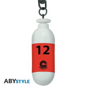 Golden Discs Posters & Merchandise Dragon Ball - 3D Capsule Corp. Red [Keychain]
