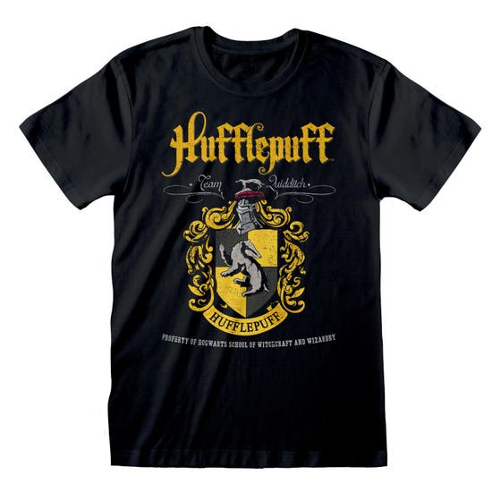 Golden Discs T-Shirts Harry Potter Hufflepuff Black - Large [T-Shirts]