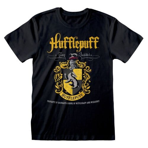 Golden Discs T-Shirts Harry Potter Hufflepuff Black - Medium [T-Shirts]