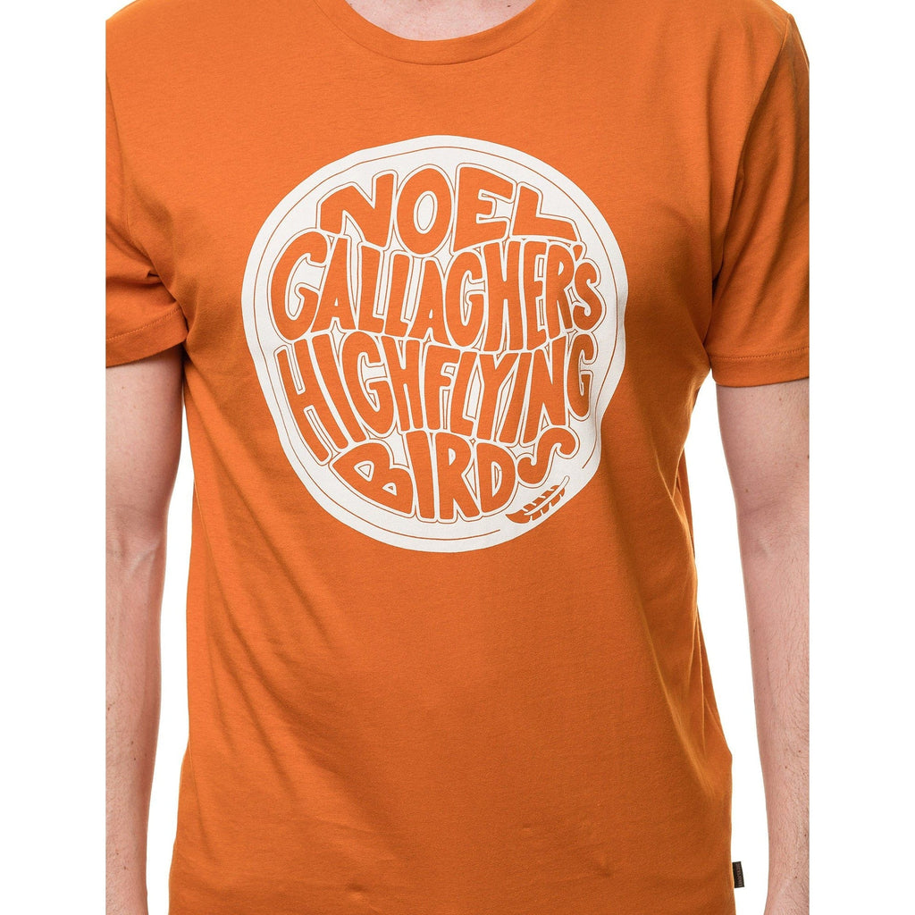 Golden Discs T-Shirts J&J NOEL GALLAGHER'S HIGH FLYING BIRDS ORANGE - SMALL [T-Shirts]