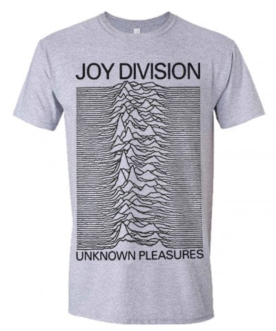 Golden Discs T-Shirts Joy Division - Unknown Pleasures - Grey - Large [T-Shirts]
