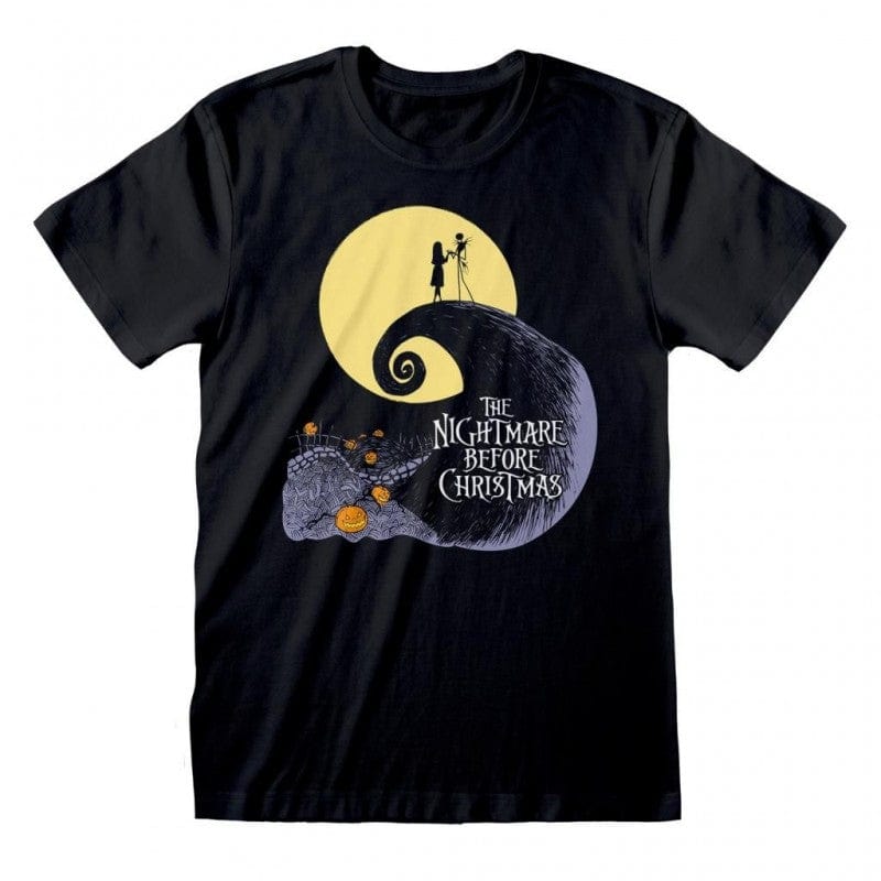 Golden Discs T-Shirts The Nightmare Before Christmas: Silhouette Moon - Small [T-Shirts]