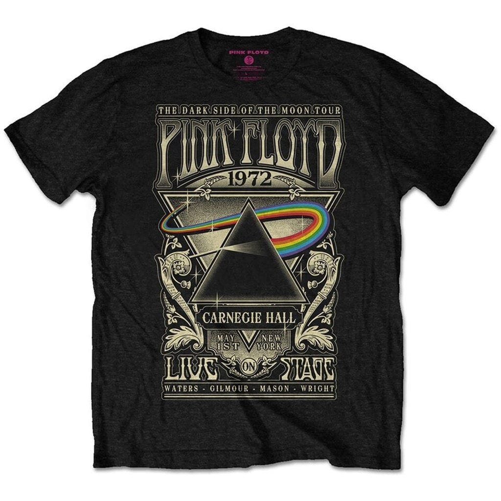 Golden Discs T-Shirts Pinkfloyd Carnegie - Black - Large [T-Shirts]