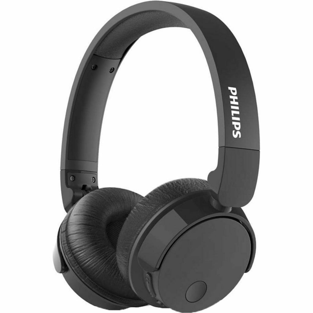 Golden Discs Accessories Philips Audio TABH305BK/00 Bluetooth On Ear Headphones with Active Noise Cancellation (Voluminous Bass, 18 Hour Battery Life, Foldable) - Black [Accessories]