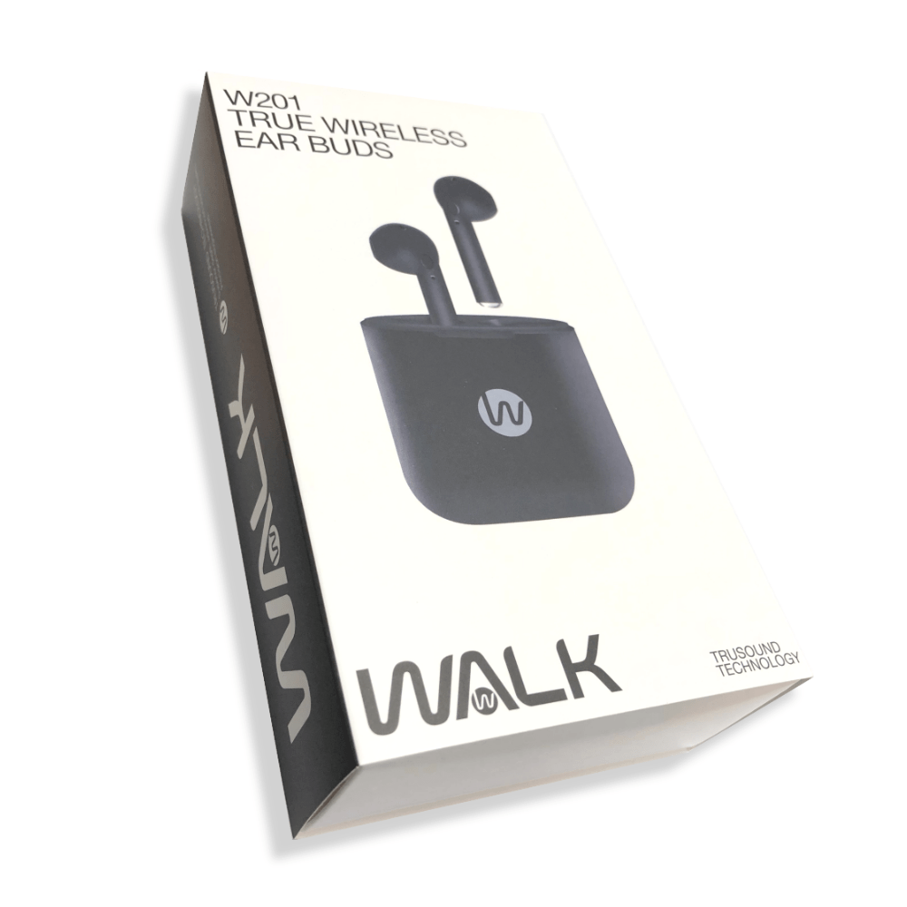Golden Discs Accessories Walk W201 True Wireless Earphones - Black [Accessories]