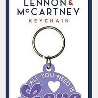 Golden Discs Keychain All You Need Is Love [Keychain]