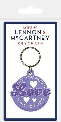 Golden Discs Keychain All You Need Is Love [Keychain]