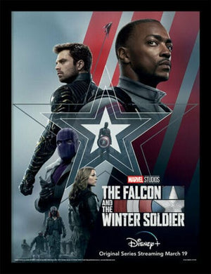Golden Discs Poster Falcon And The Winter Soldier - Stars And Stripes  [Posters]