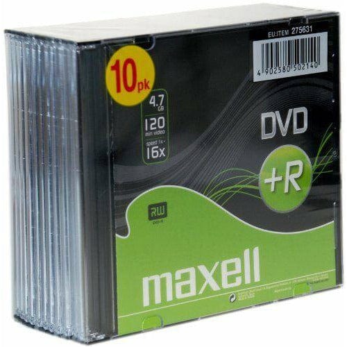 Golden Discs Accessories DVD PLUS R 10PACK JEWEL CASE 16X [Accessories]