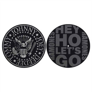 Golden Discs Accessories RAMONES CLASSIC SEAL / HEY HO Slipmat Set [Accessories]