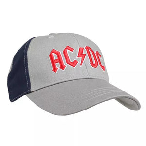 Golden Discs Posters & Merchandise AC/DC - Red Logo - Charcoal/Blue [Cap]