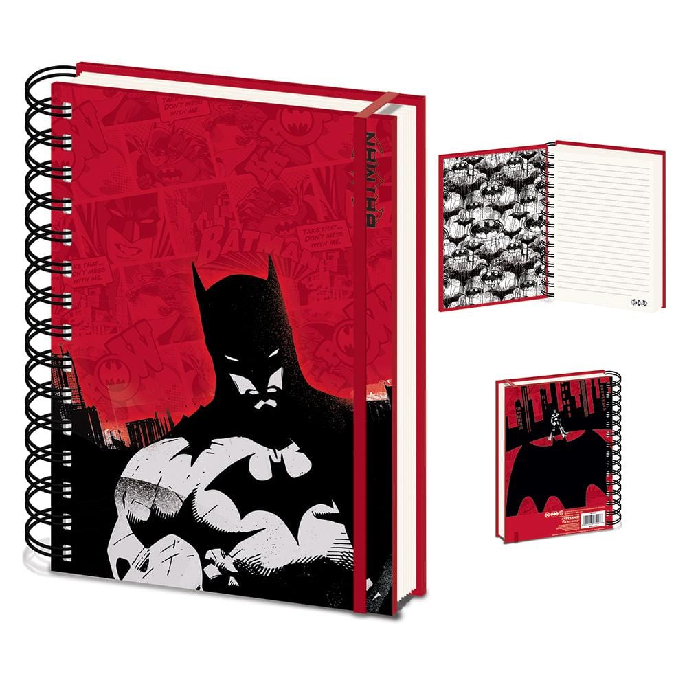 Golden Discs Notebooks Batman - Red [Notebook]