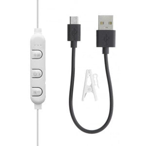 Golden Discs Accessories STREETZ IN-EAR BT HEADPHONES WITH MICROPHONE AND CONTROL BUTTONS, WHITE [Accessories]
