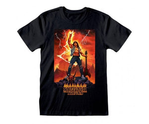Golden Discs T-Shirts Stranger Things 4: Eddie Rocks - Black - Large [T-Shirts]