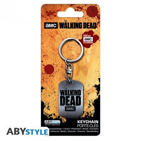 Golden Discs Posters & Merchandise Walking Dead Keychain Dog Tag Lo [Keychain]